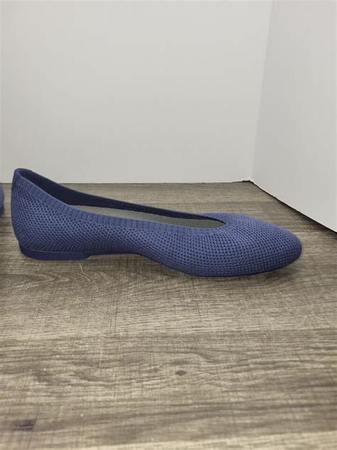 NEW AllBirds Tree Breezers Woven Flats 8.5 Blue Hazy Indigo